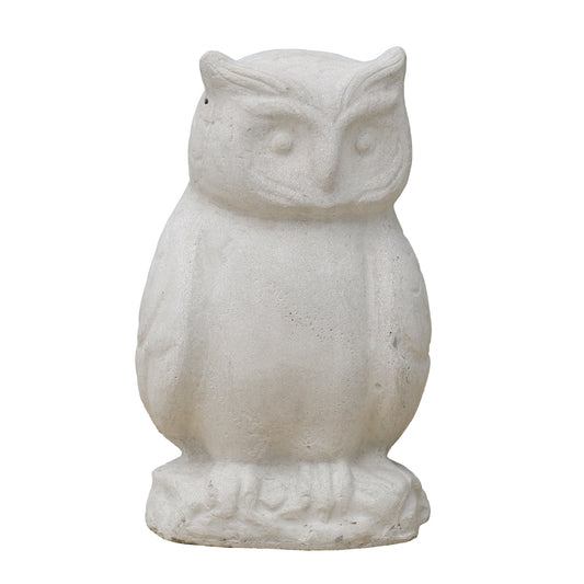 Owl Stone Sculpture
