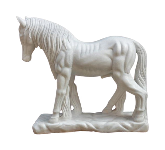 White Marble Horse