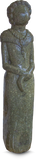 Carved Standing Doll Sculpture