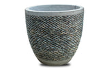 Grey Pebble Urn Garden Planter