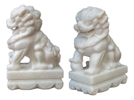 Guardian Foo Dog Stone Sculpture