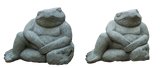 Resting Frog Stone Sculpture
