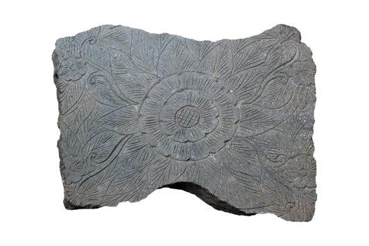 Balinese Carved Stone Stepping Stone