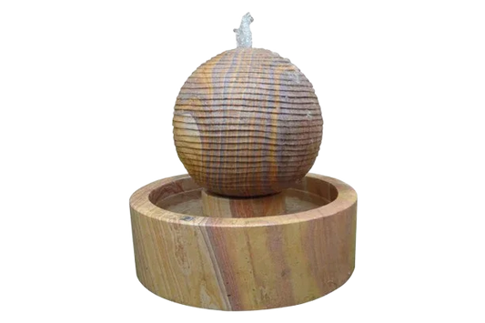 Stone Ball Garden Fountain