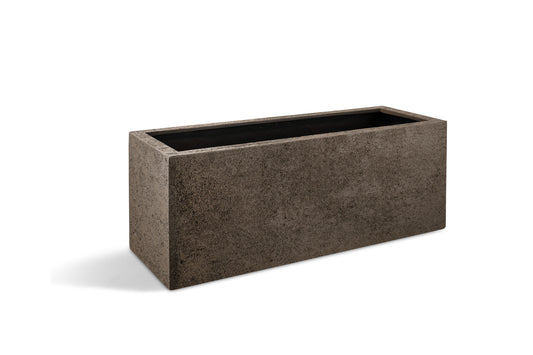 Long Terralite Cuboid Concrete Planter