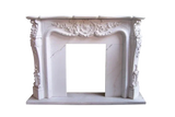 Louis XV French Style Marble Fireplace