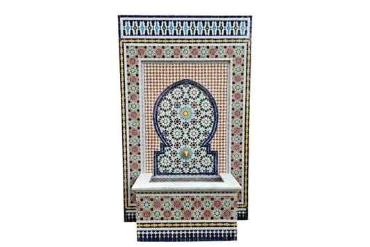 Mosaic Oasis Wall Fountain